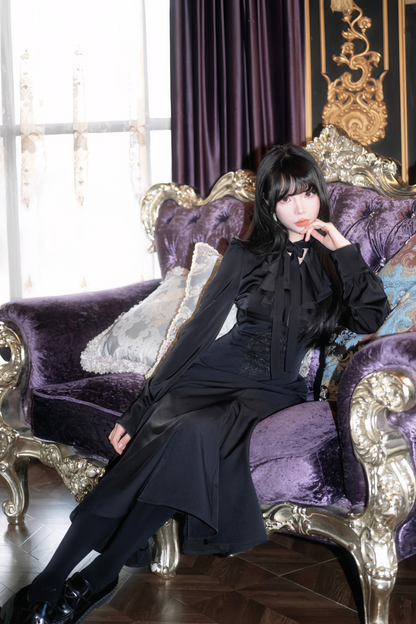 ダークレトロフィシュテールドレス