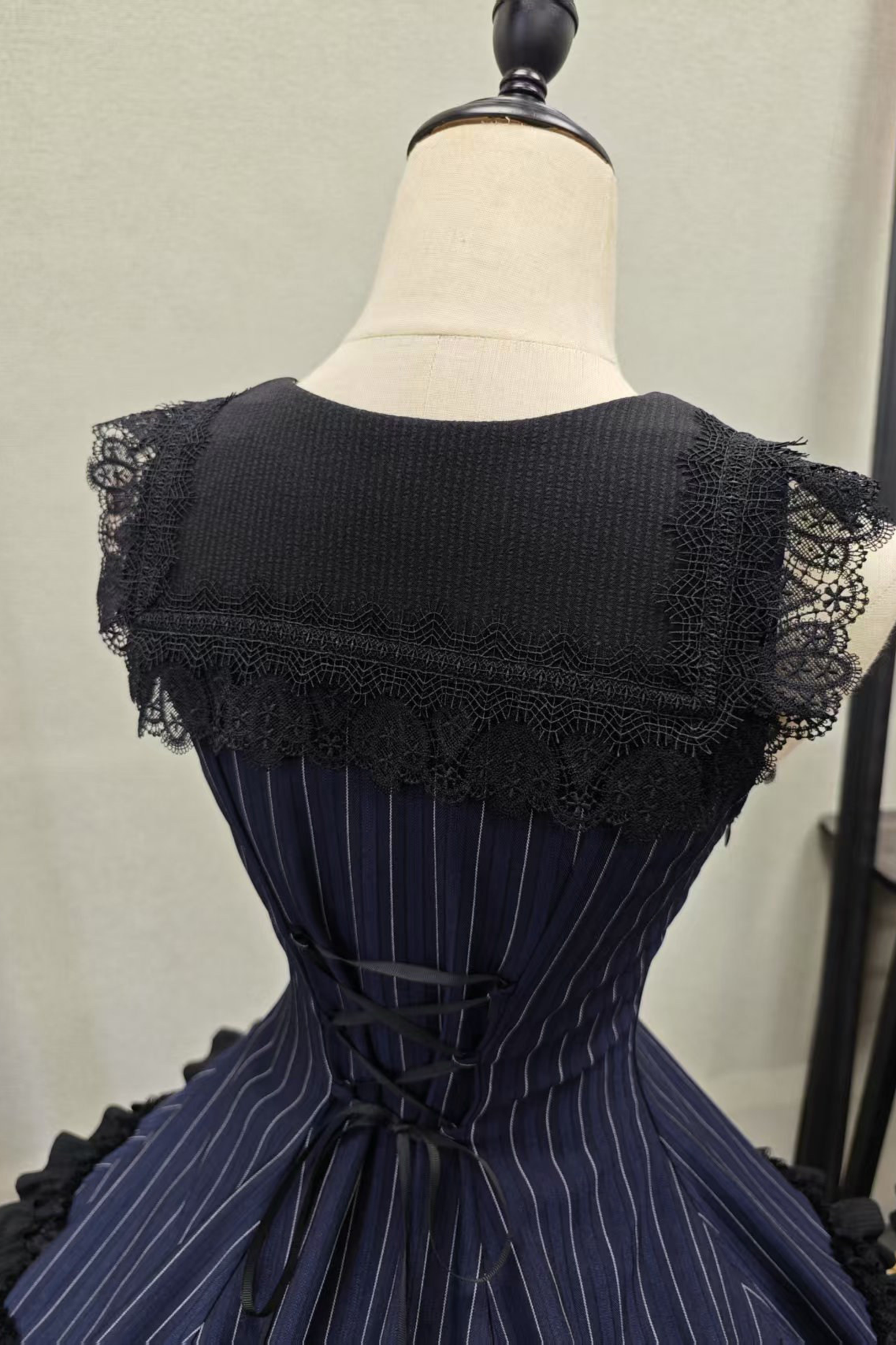 修身哥特蘿莉塔吊帶裙+外套