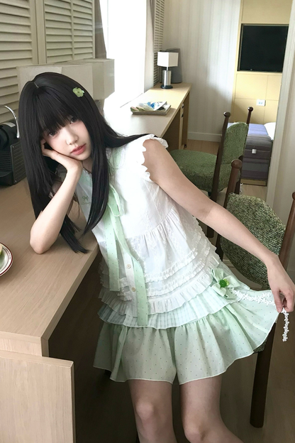 フォーリーフクローバートップス+スカート