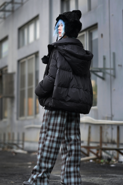 White Duck Hooded Down Jacket