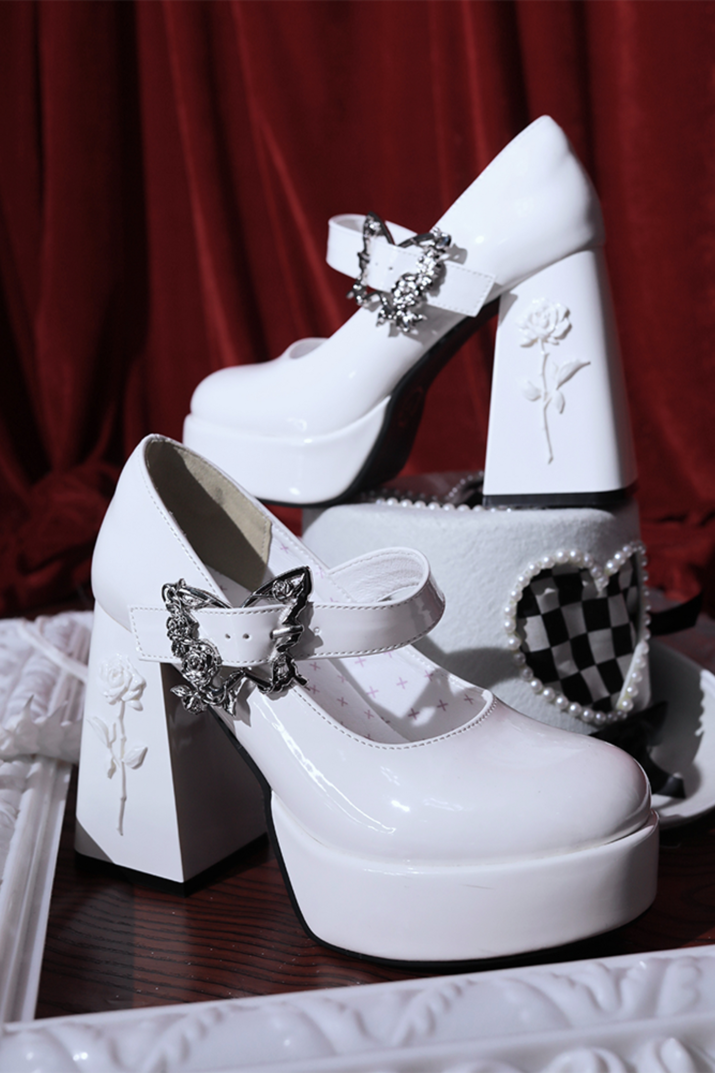 Floating Dreamland Platform Block Heels