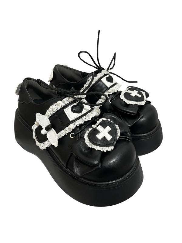 Love Medical Band-Aid Platform Shoes