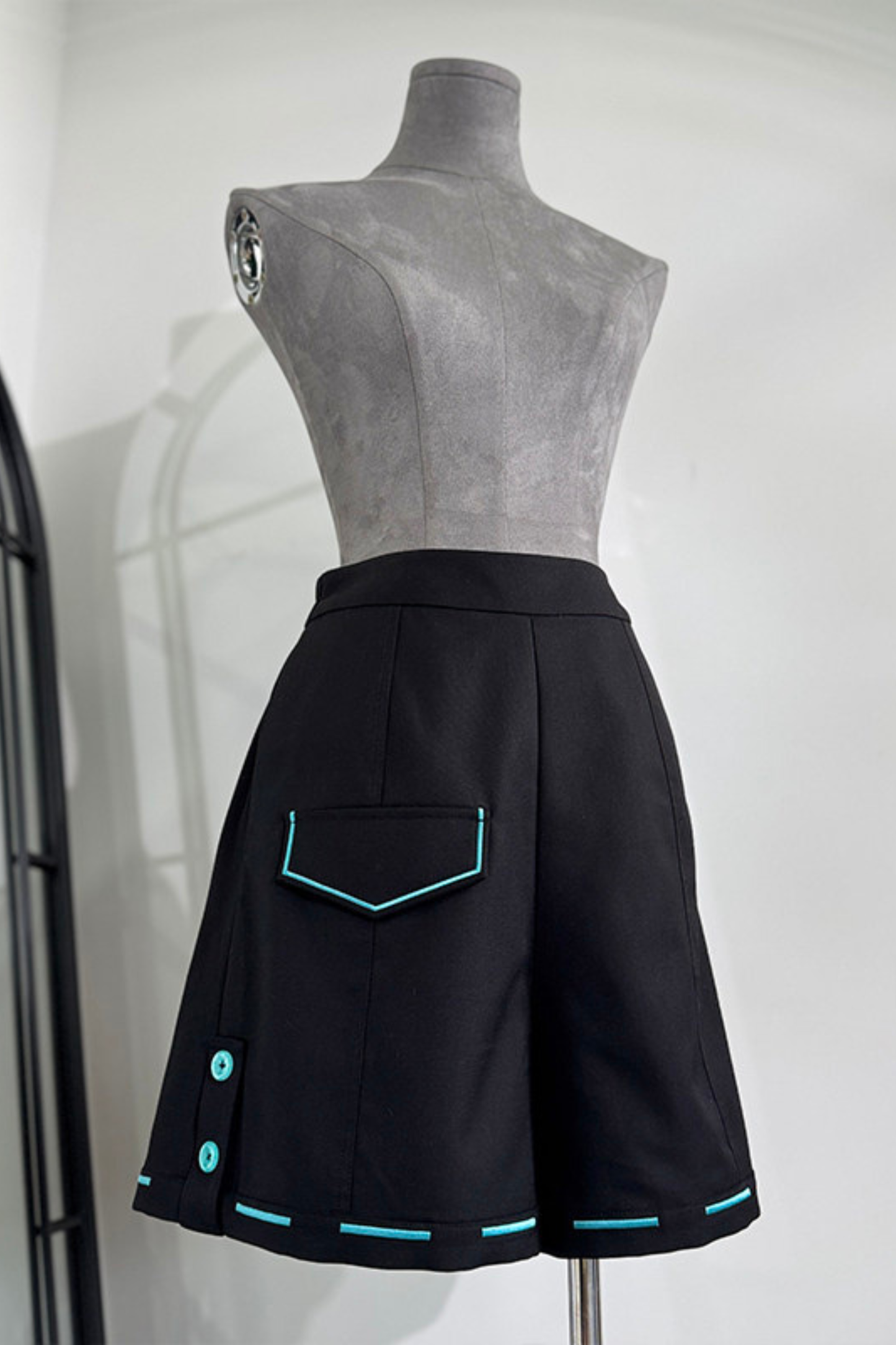 Cyber-Prince-Weste + Hemd + Kurze Hose + Krawatte