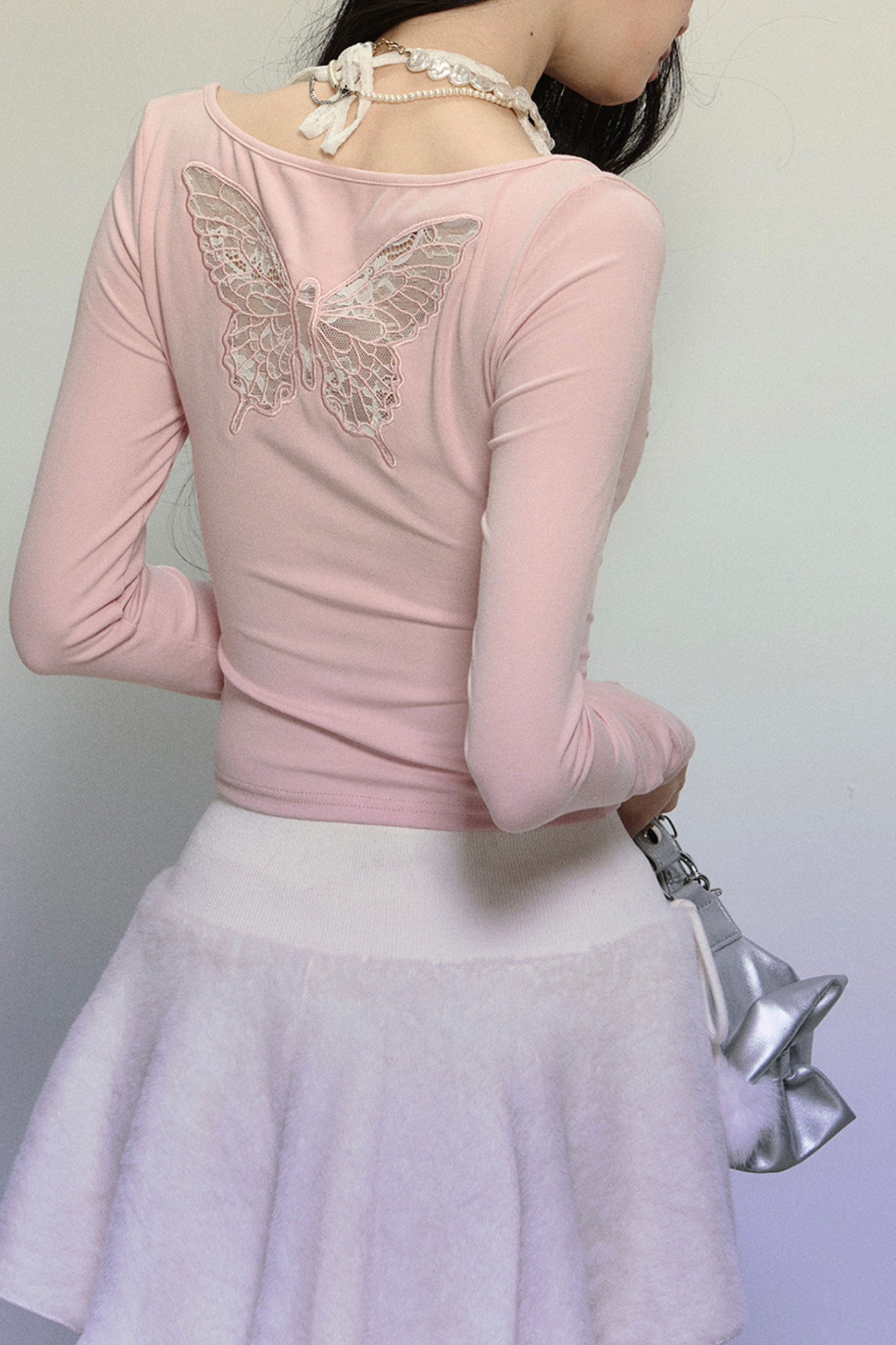 Lace Halterneck Sweet Top