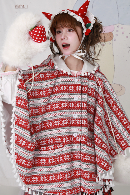 レトロガールルーズマント