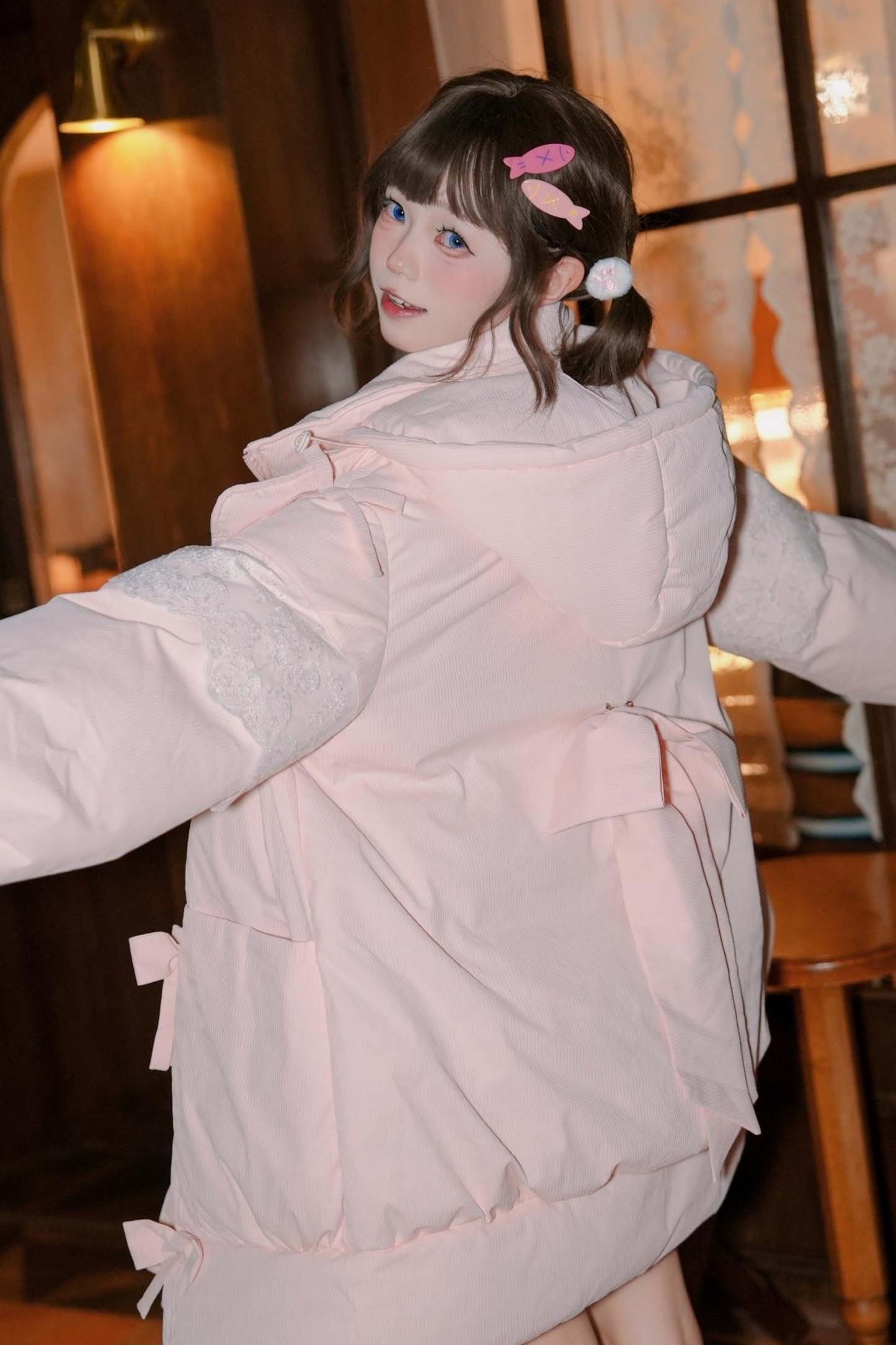 Sweet Hooded Down Jacket