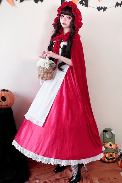 Witch Cape Puffy Princess Dress