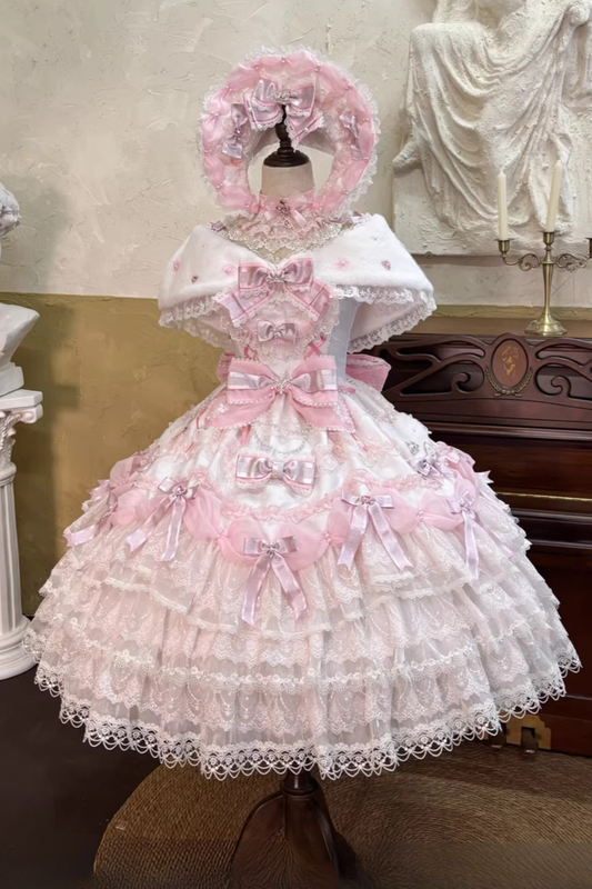 【2月26日予約締切】ドールロリータエレガントジュエルプリンセスドレス＋ファードレスコンプリートセット