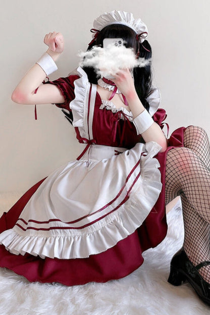 Large Size Loli Maid Cosplay Set