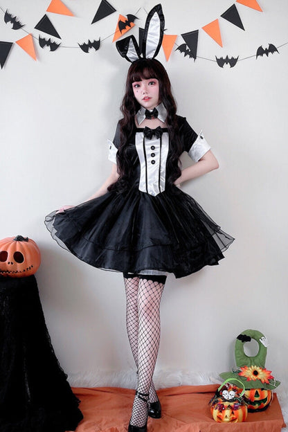 Halloween Bunny Girl Nightclub Dress