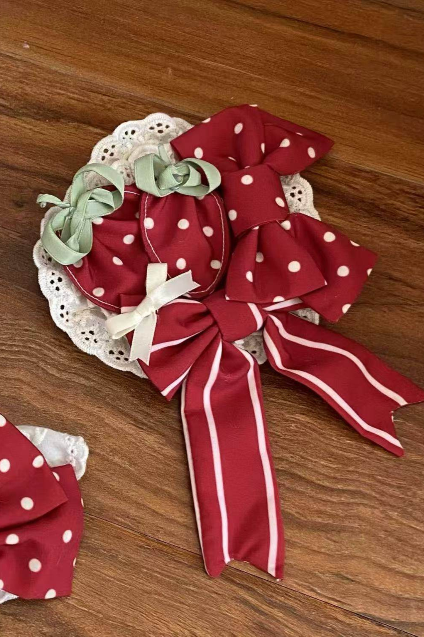 Dream Pastry Lolita Dress + Apron + Hairband + Sleeves + Bonnet