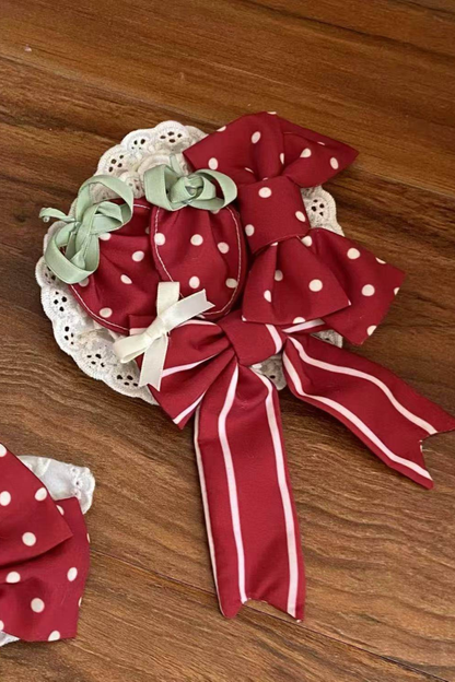 Dream Pastry Lolita Dress + Apron + Hairband + Sleeves + Bonnet