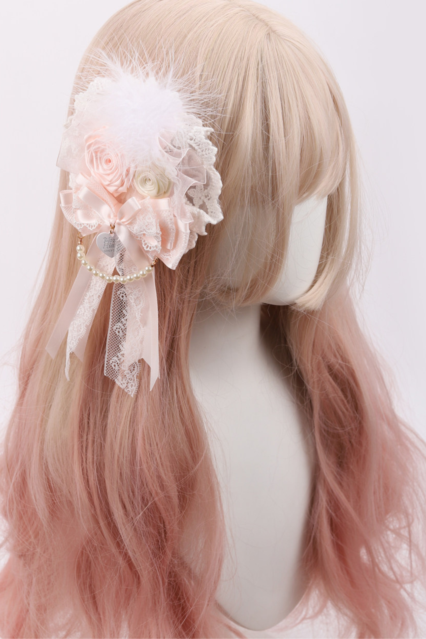 Milk Pink Lace Headband