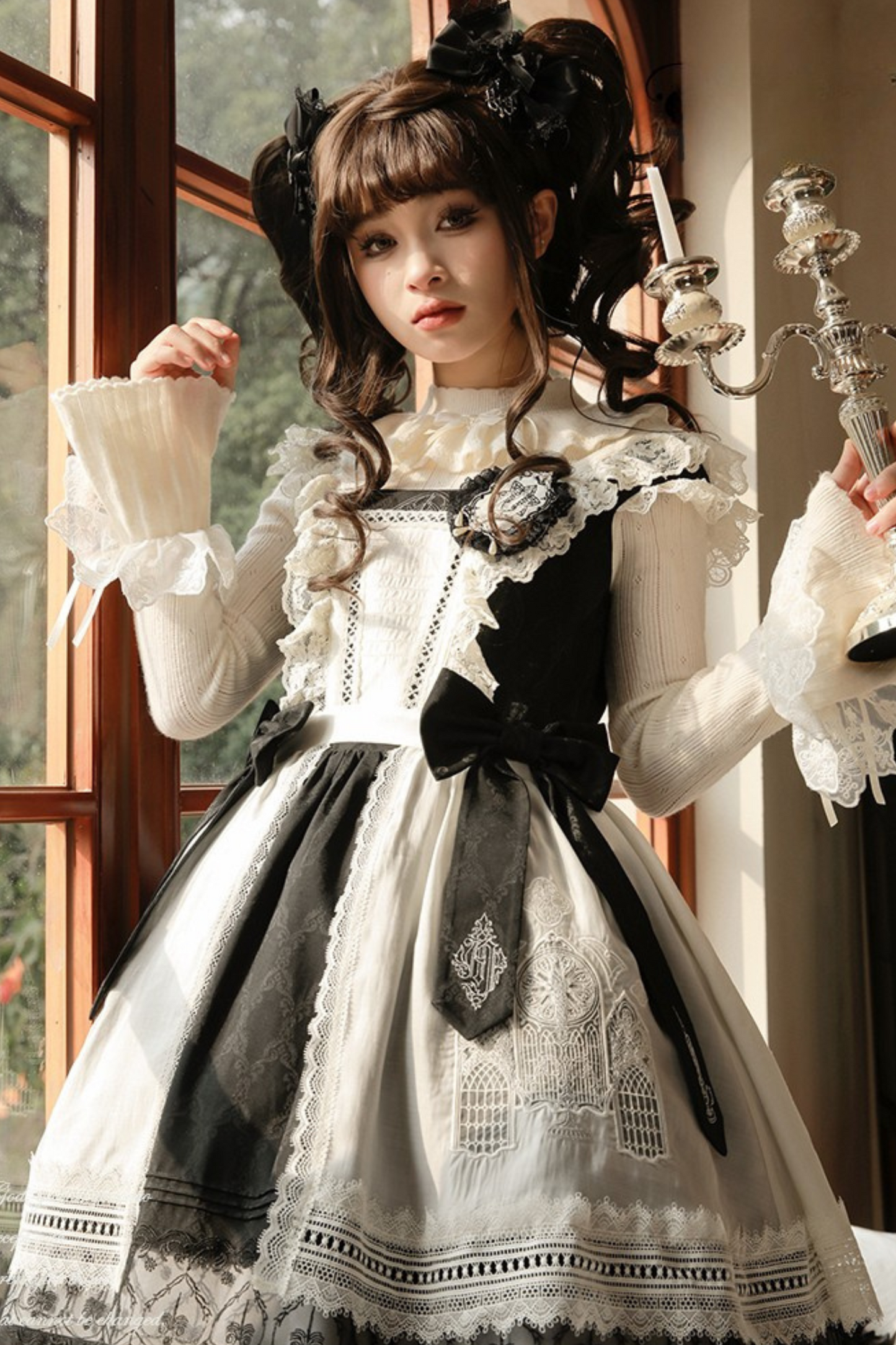 Candlestick Dark Girl Style Design Doll Lolita Dress