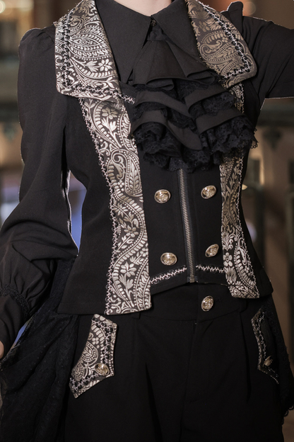 Dark Prince Lolita Jacket + Shirt + Pants + Vest