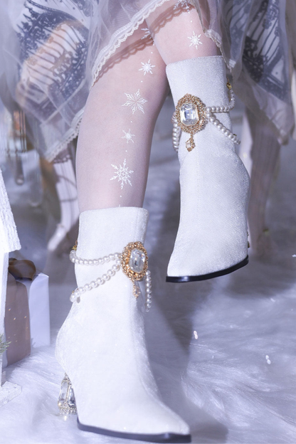 ジェムストーンボーロリータブーツ