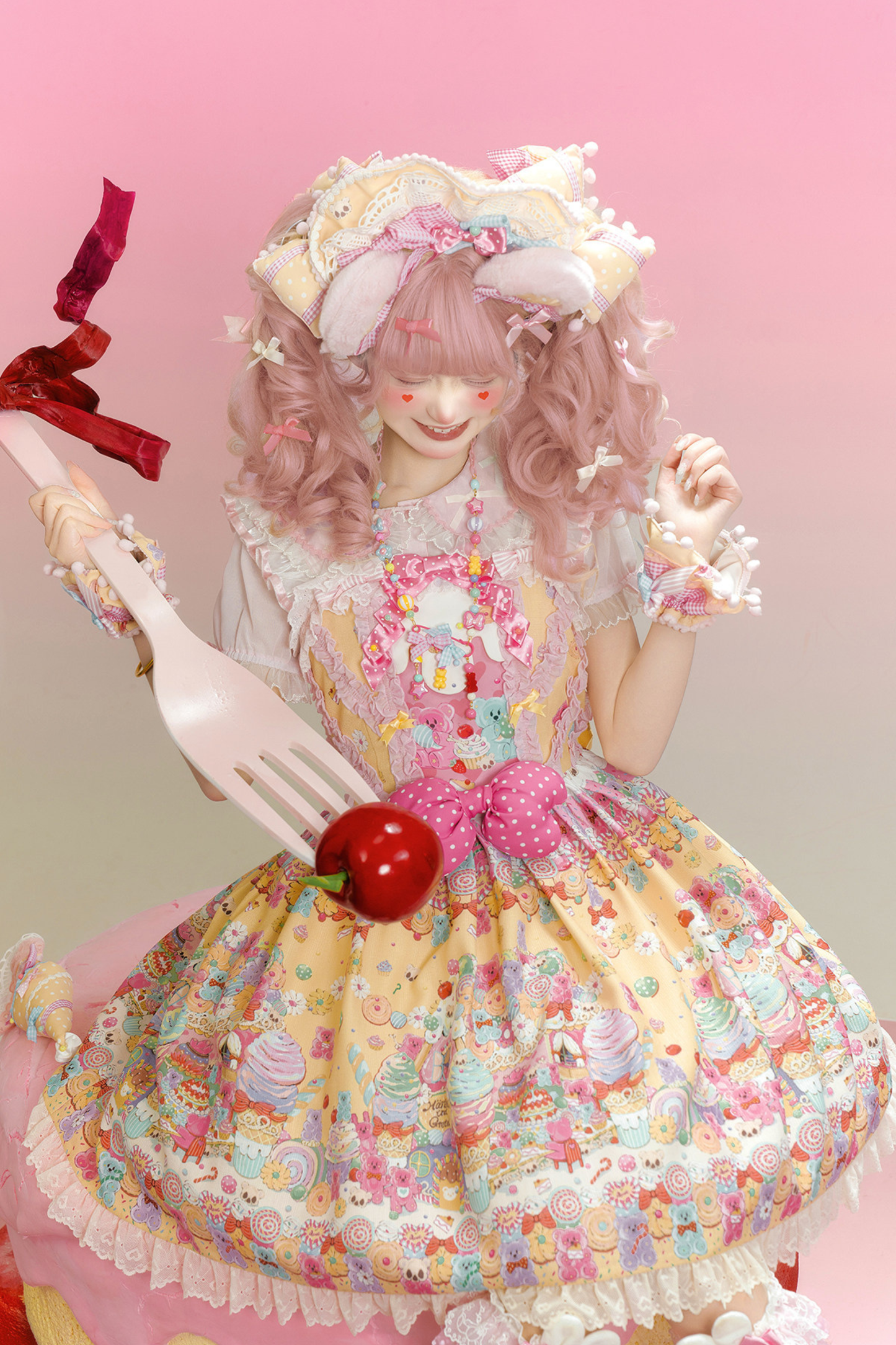 スウィートハートキャンディサスペンダースカート+ジャンパースカート