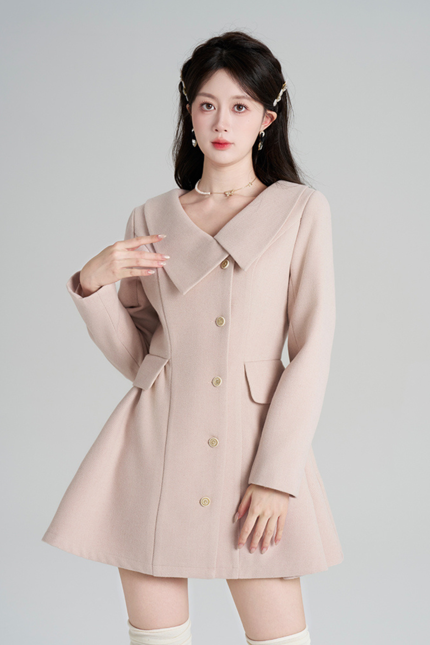 フレンチスイートパッドウエストコート