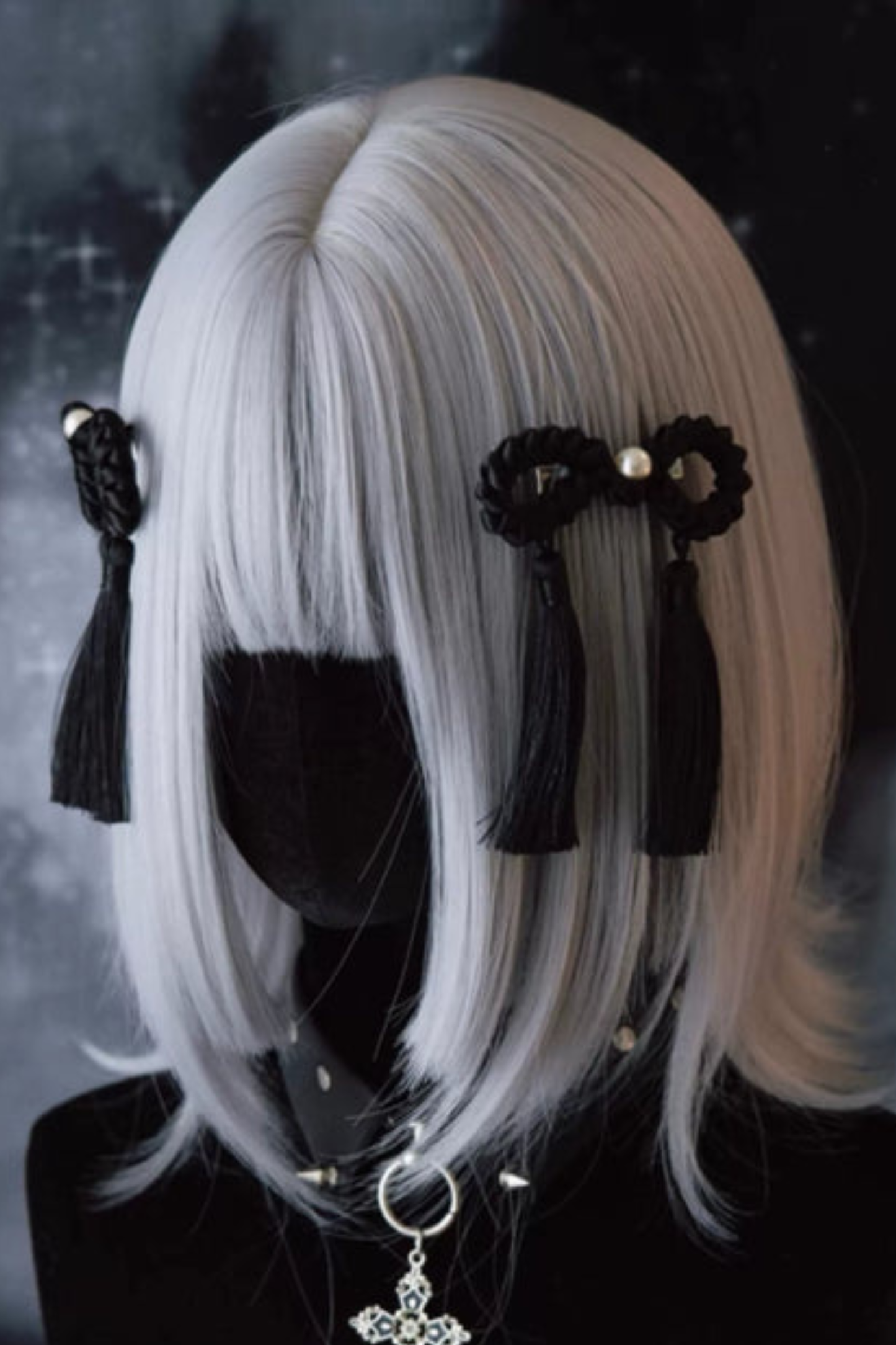 China Pearl Tassel Hair Clip