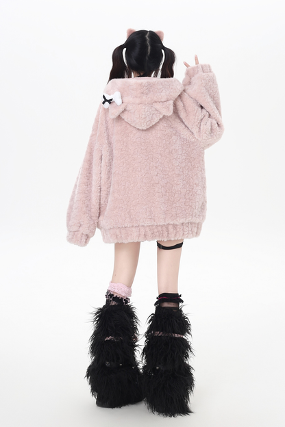 Furrouz Cat Ear Hooded Coat