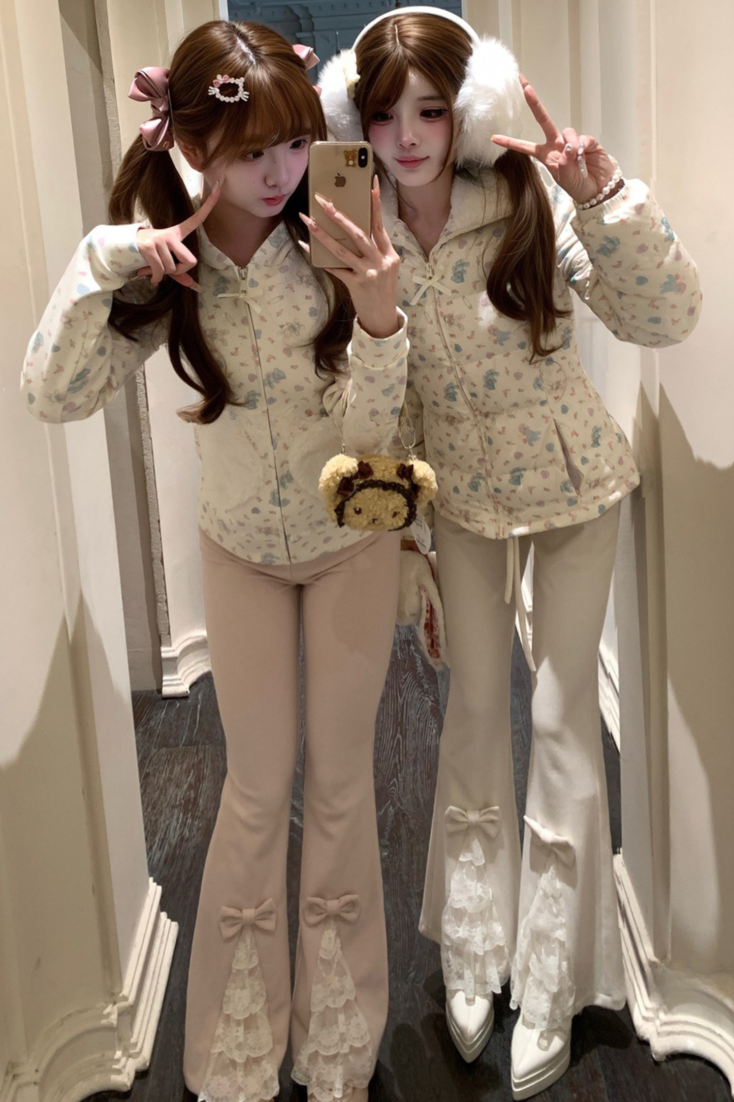 スイートフラワージャケット+パンツ