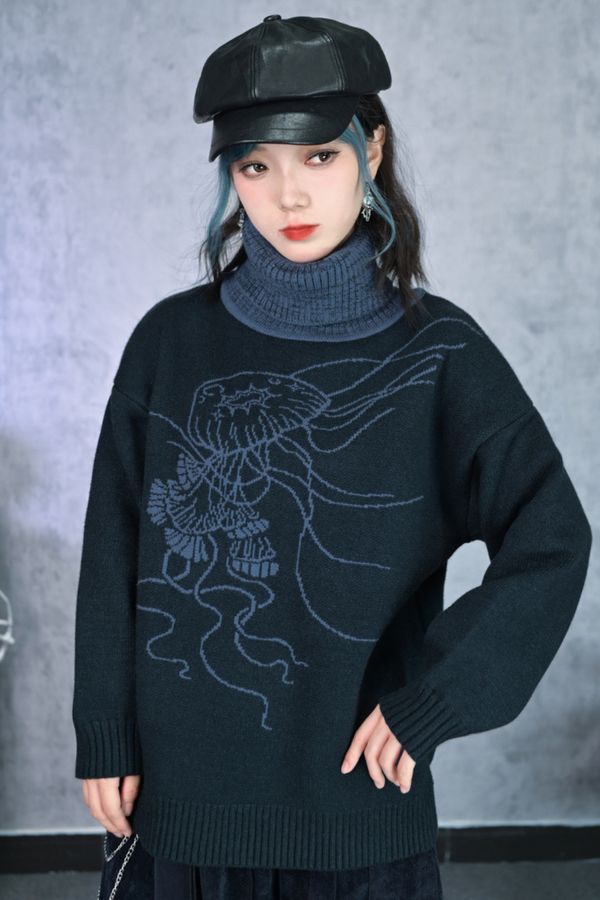 Retro Turtleneck Sweater