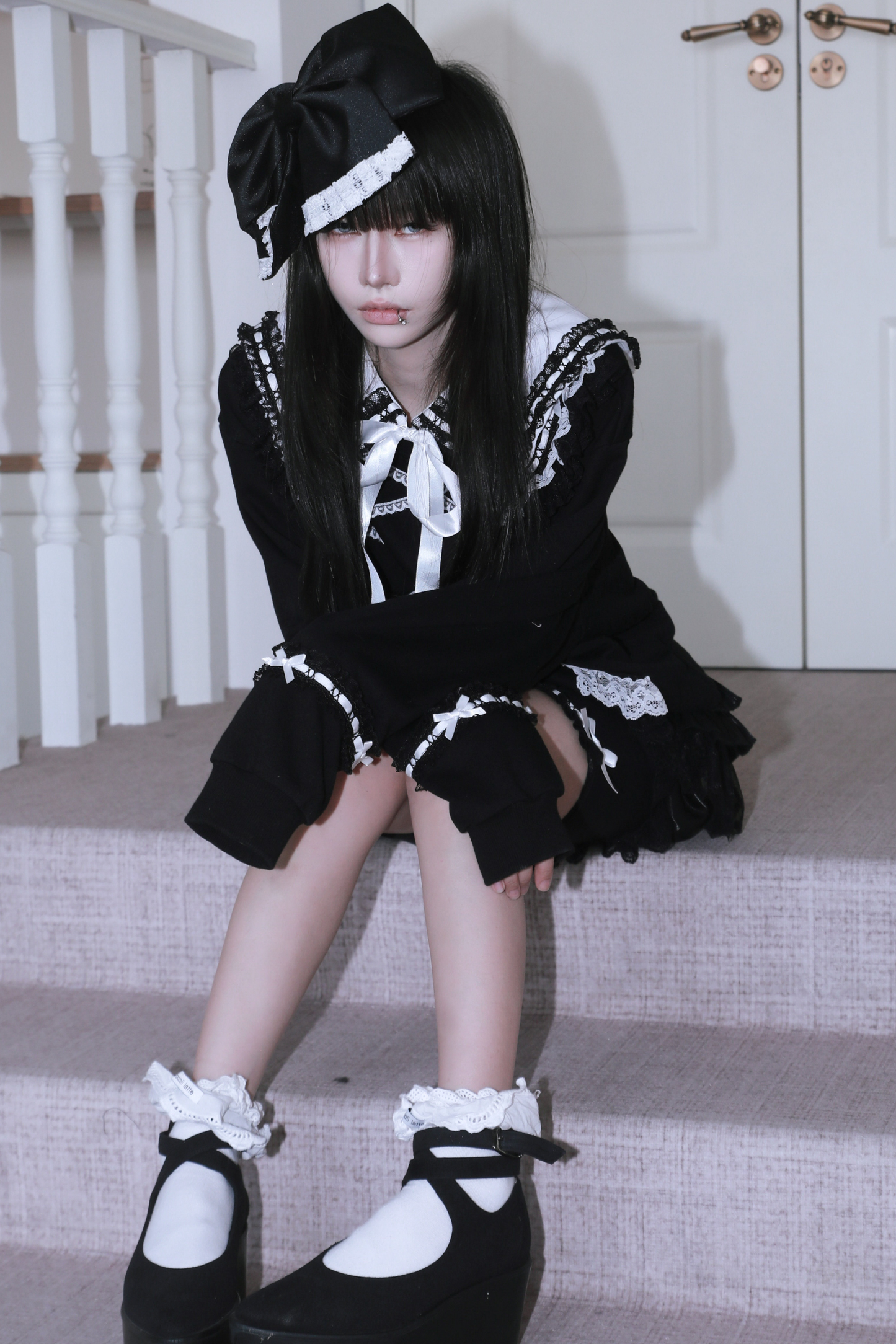 レーススイートゴシックスウェットトップス+パンツ