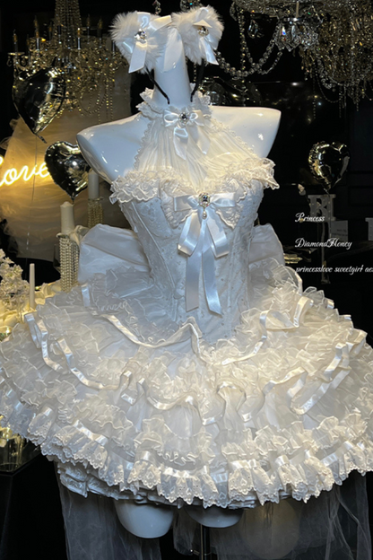 Short Swan Lolita Dress