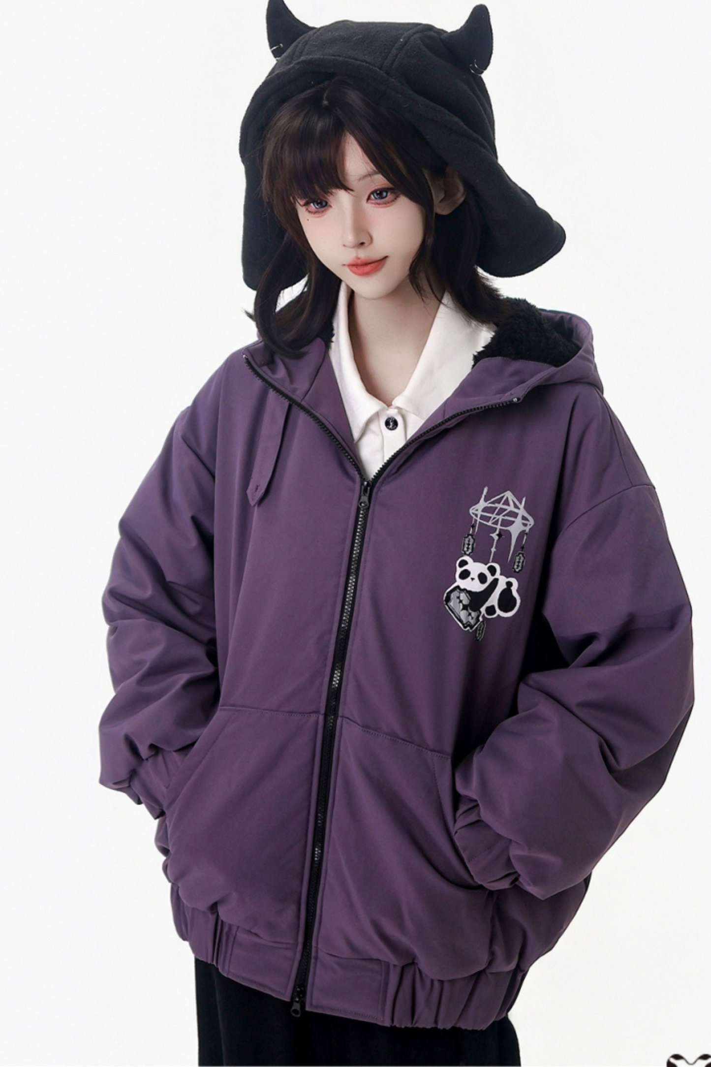 Blackberry Hooded Jacket + Top + Pants + Skirt