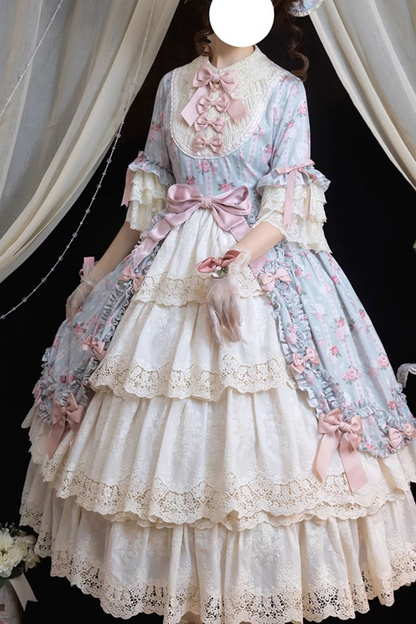 エレガントプリンセススリーブロリータドレス