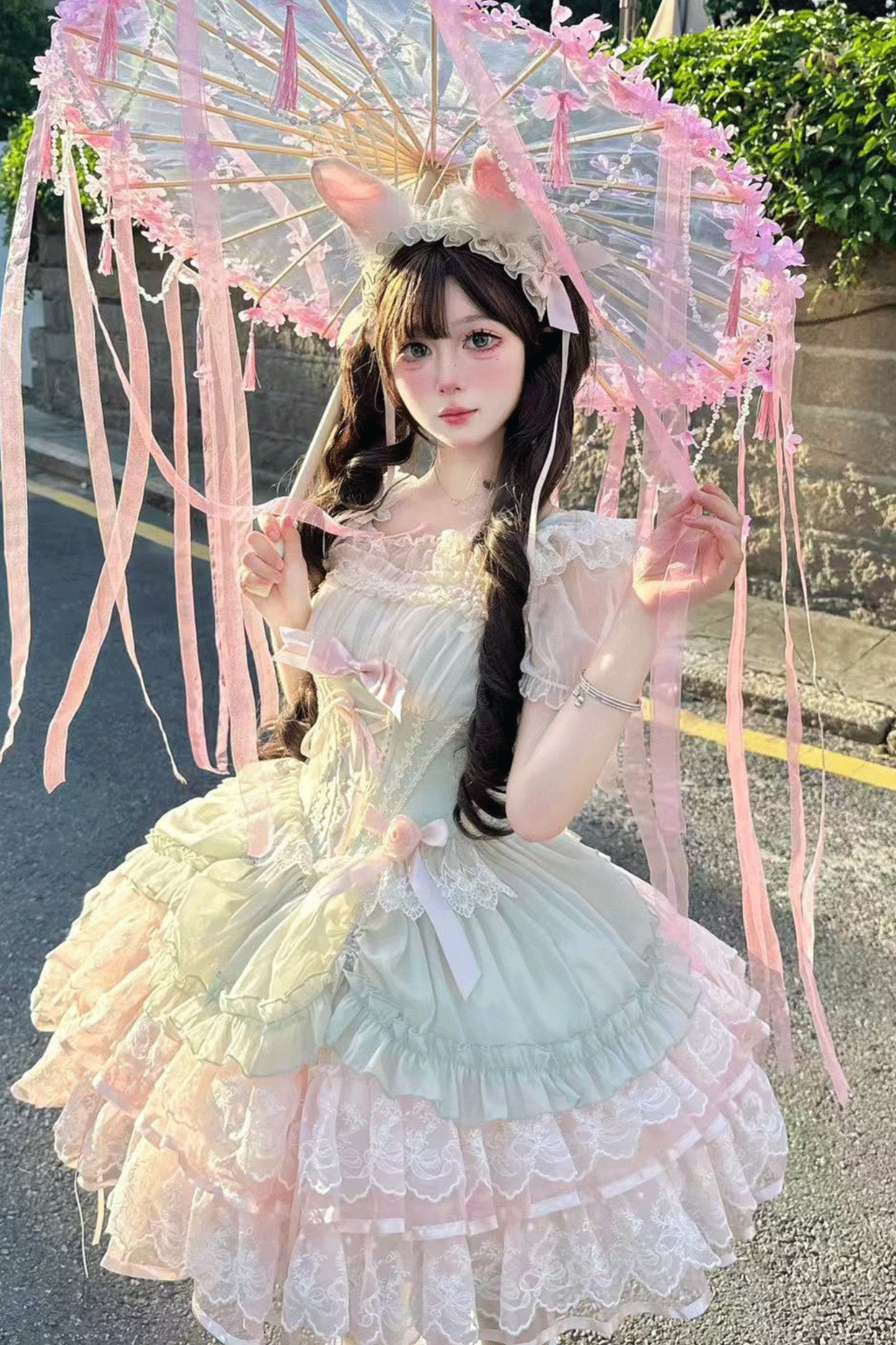 スイートロリータバレエジャンパースカート