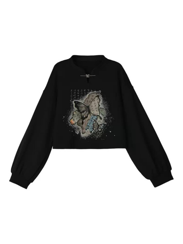 China Butterfly Retro Pleated Skirt [Short/Long] + Cropped Trainers [Reserved Item