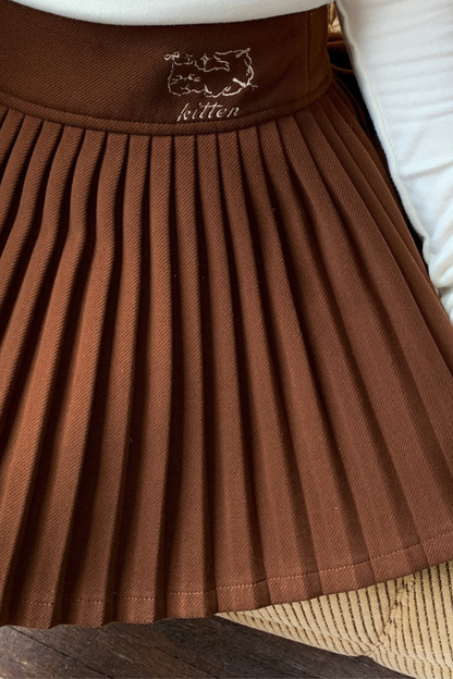 レトロガーリープリーツスカート