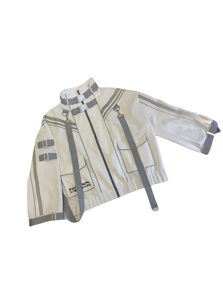 Charged Electronics】Original design: cyberpunk functional wind, sportswear, jacket, mine, couple, sub-reflective
