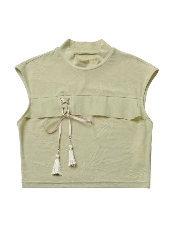 ムーンライトバンブーブーリーフダークチャイナスーツ