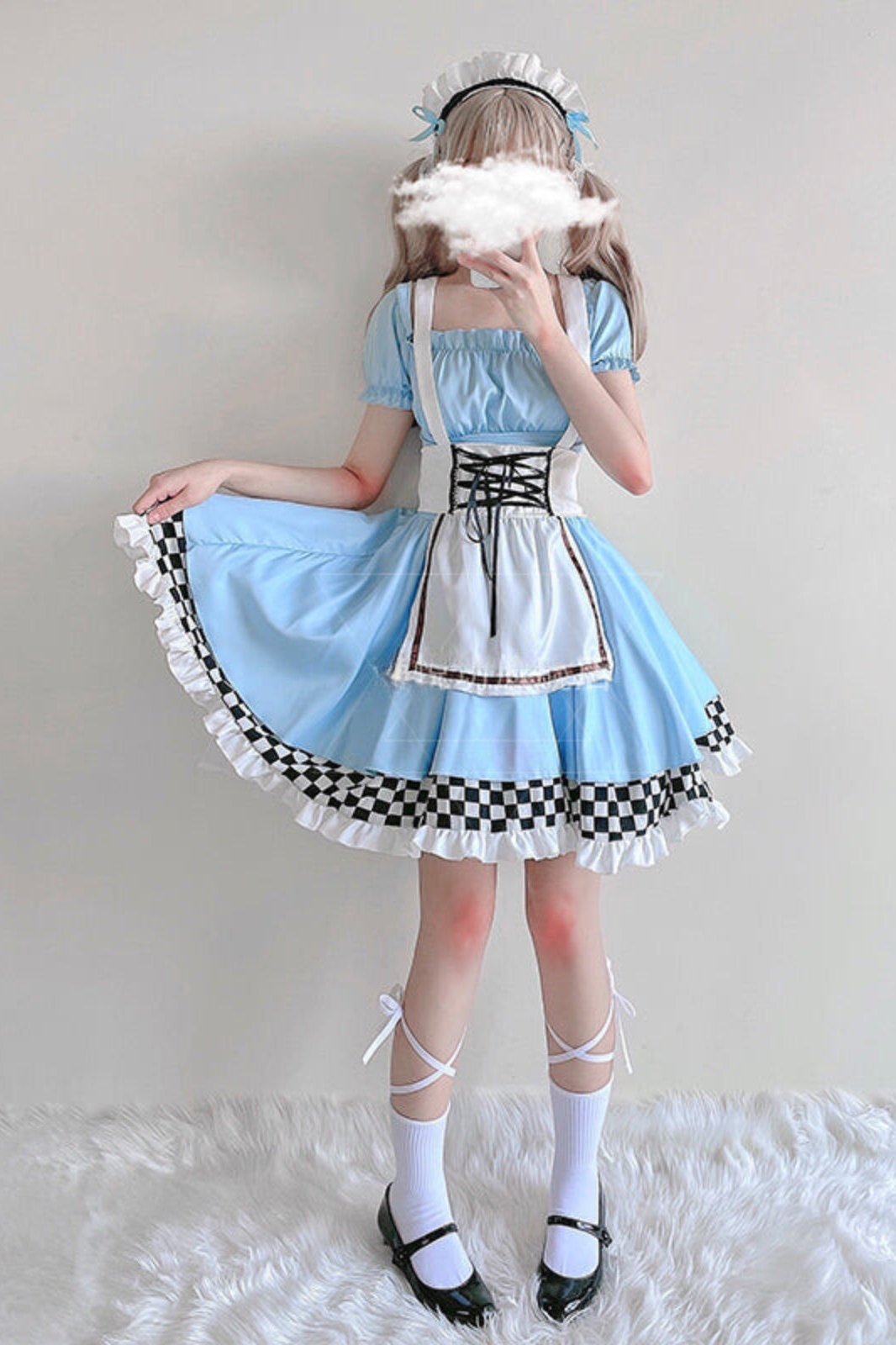 Ageless Check Lolita Dress