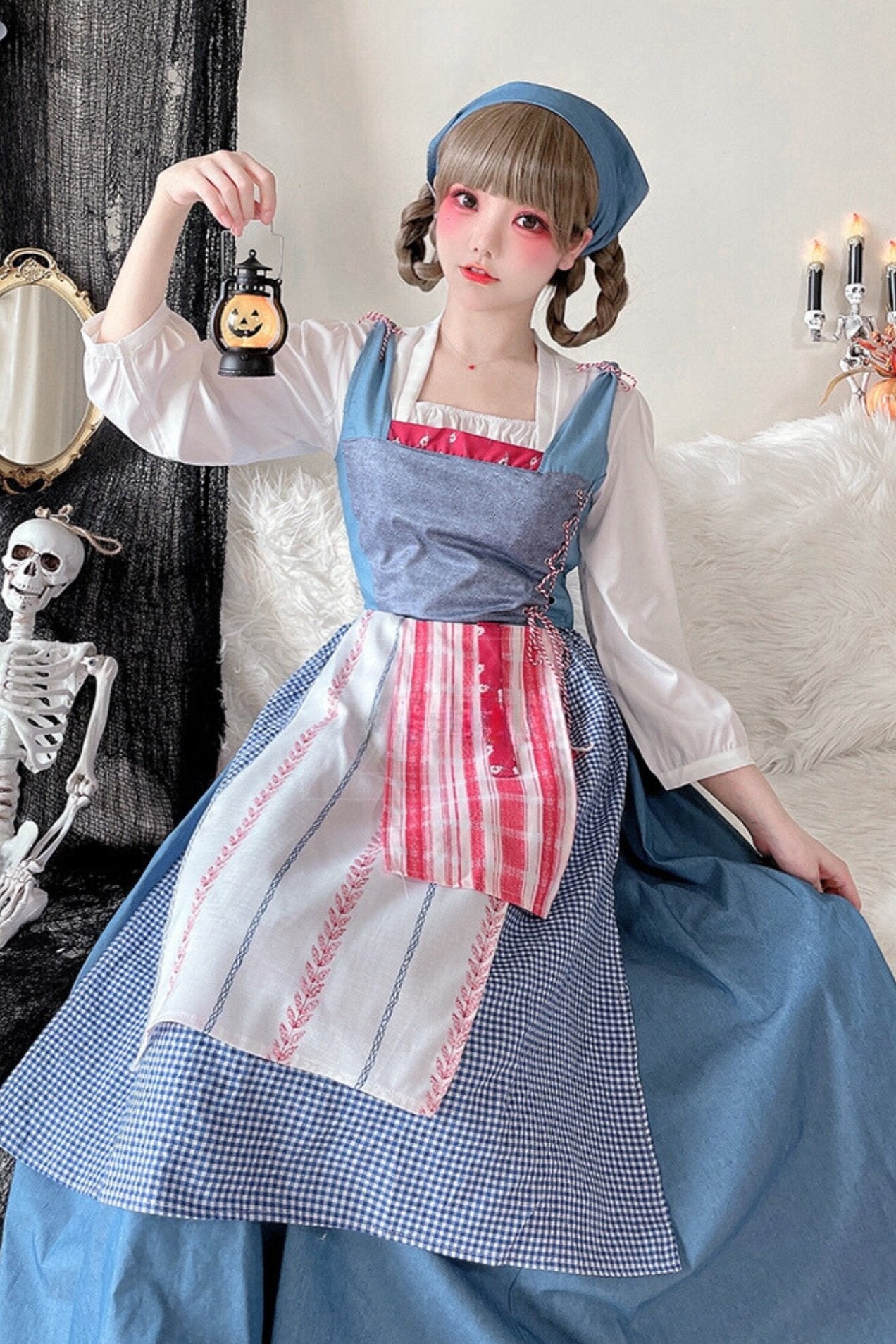 Alice Beer Girl Maid Cosplay Dress