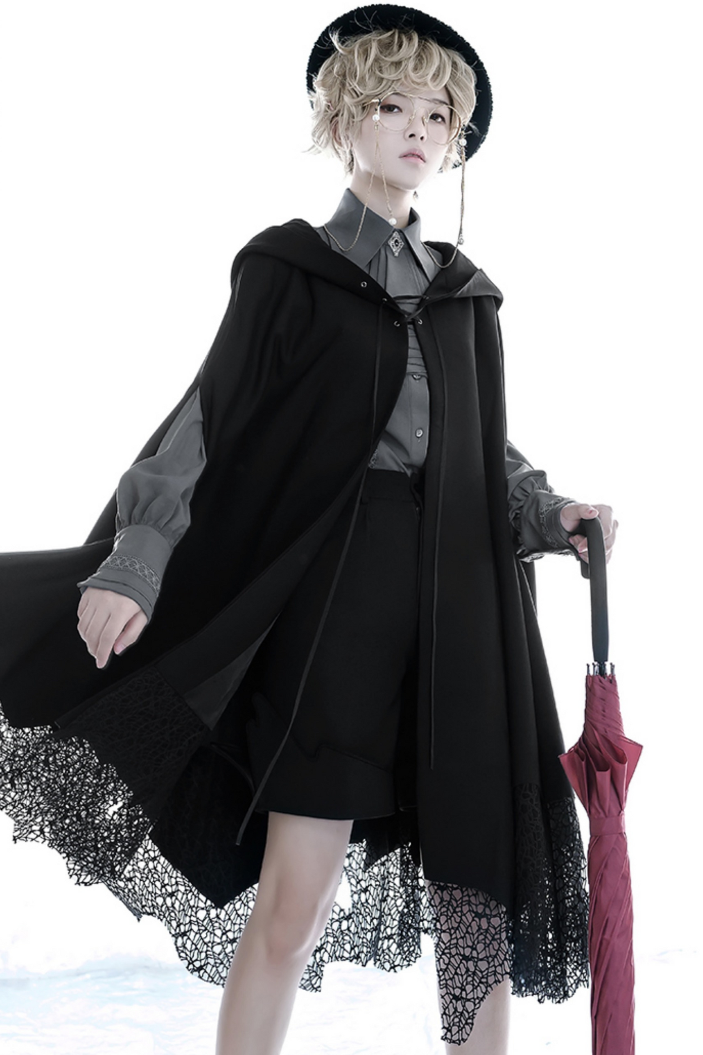 レトロロリータラムスリーブシャツ