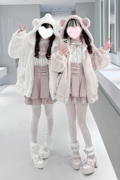 べアイヤーレースアップファーコート