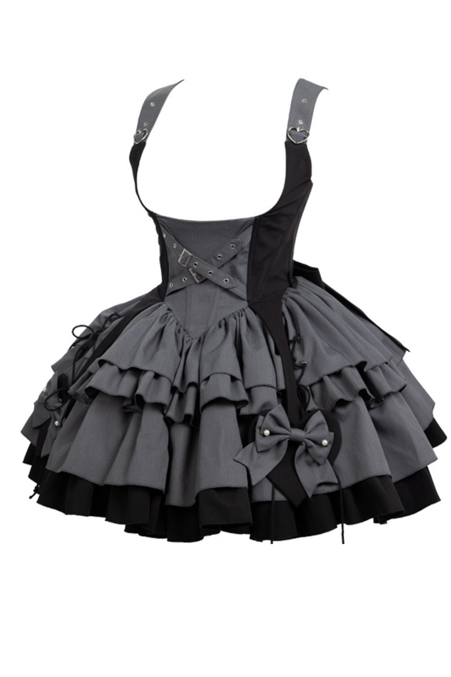 Mechanic College Style Lolita Suspender Dress