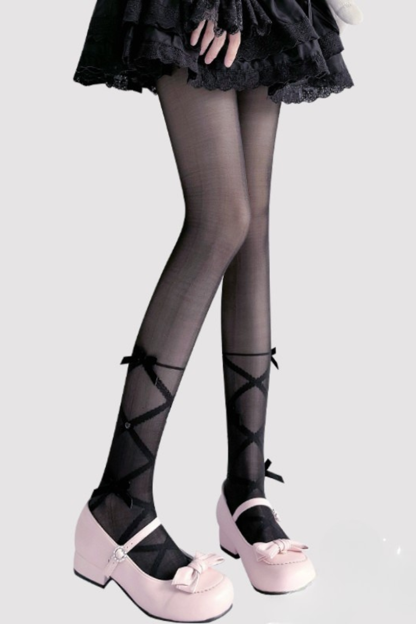 リボンピュアパールシアータイツ