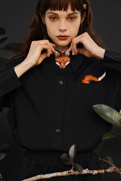 アニマルテールジェンダーレスアートシャツ