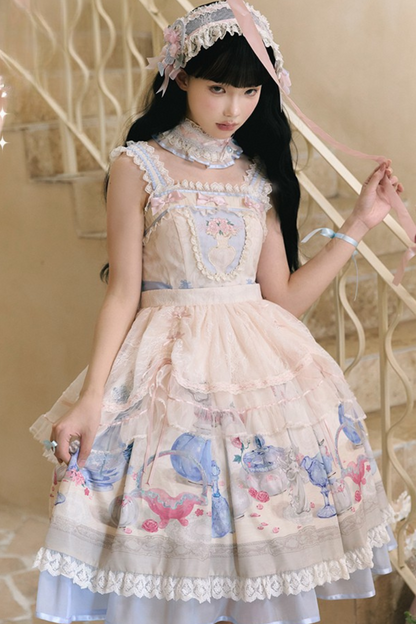 Pure fantasy cabinet dress + jumper skirt + apron