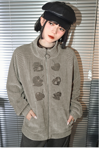 China Mode High Neck Zipper Jacket