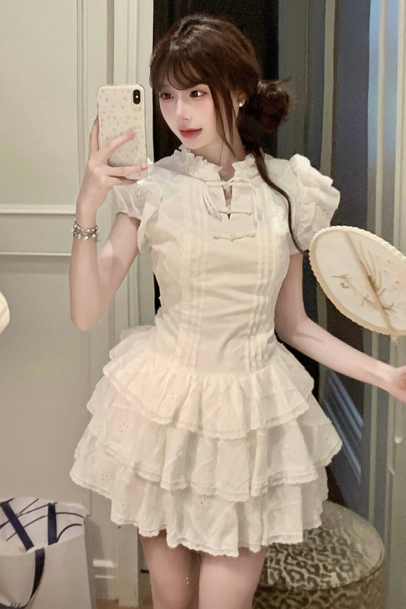 White Tea Lily Moonlight Dress