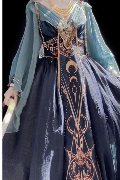 Bastet Elegant Kula Series Lolita Dress + Outerwear + Headdress + Bracelet