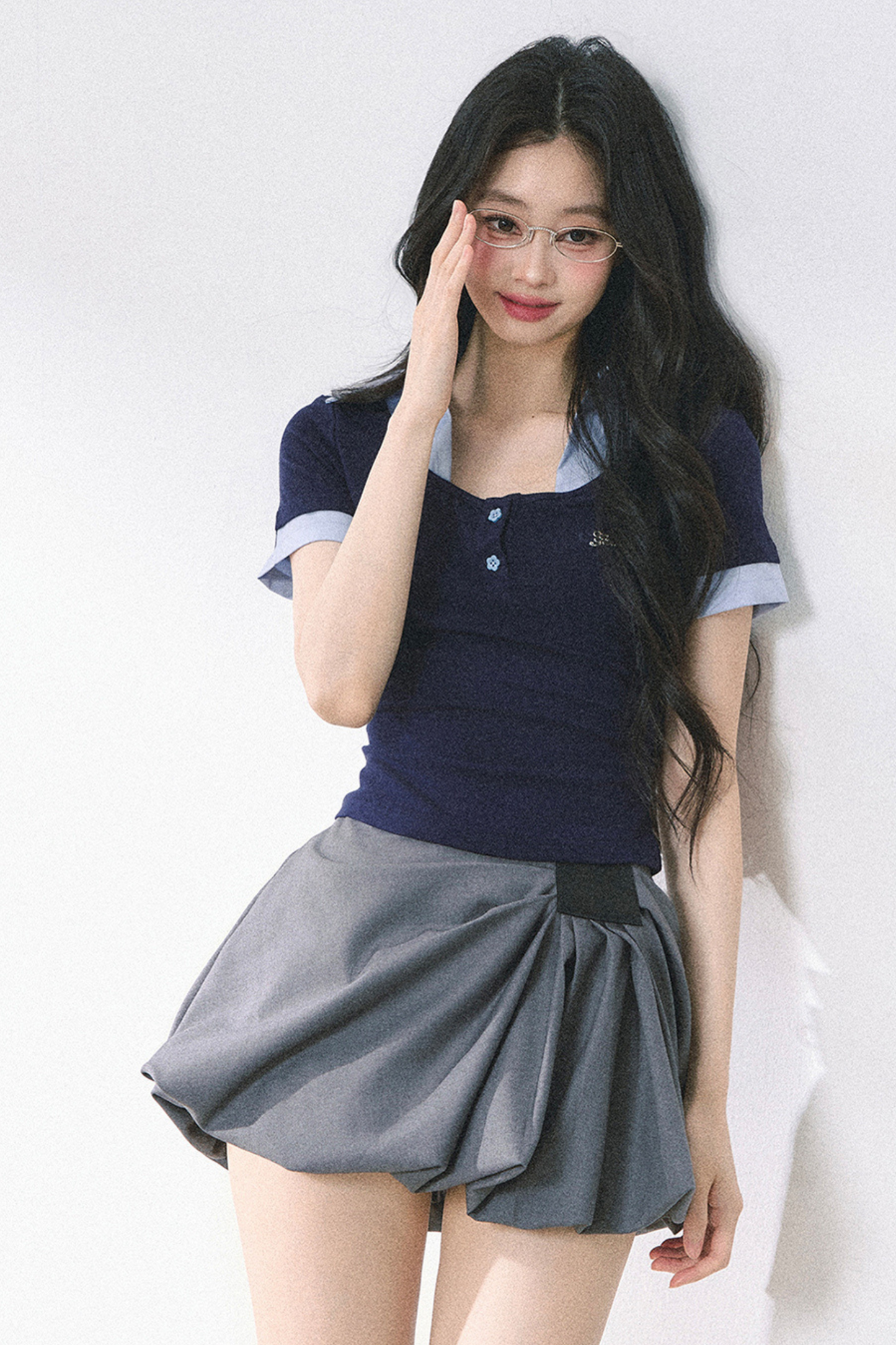 ストレートショルダーアメリカンシャツトップス