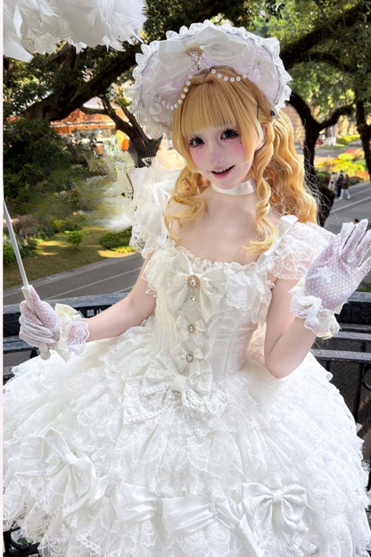 프릴 프린세스 로리타 드레스