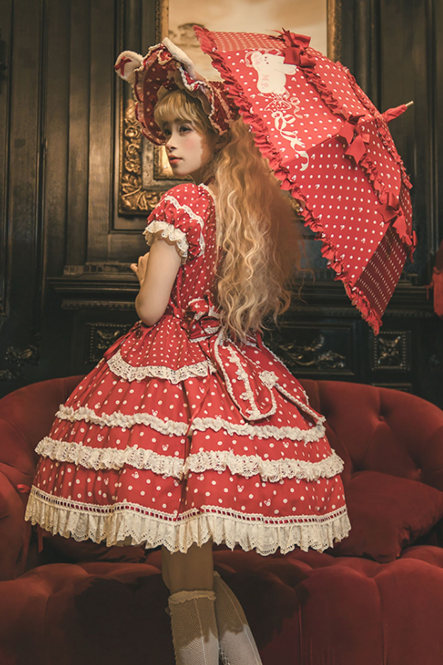 Ribbon Bunny Lolita Umbrella