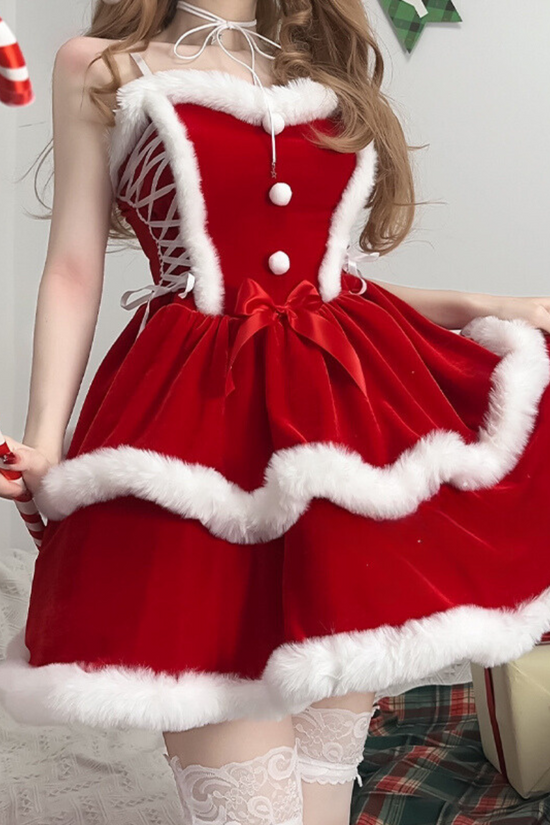 クリスマススイートハートフリルコスチューム